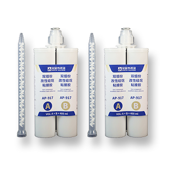 Two-part MS adhesive